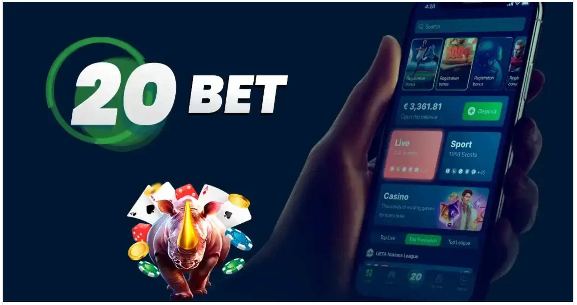 20Bet Código Promocional