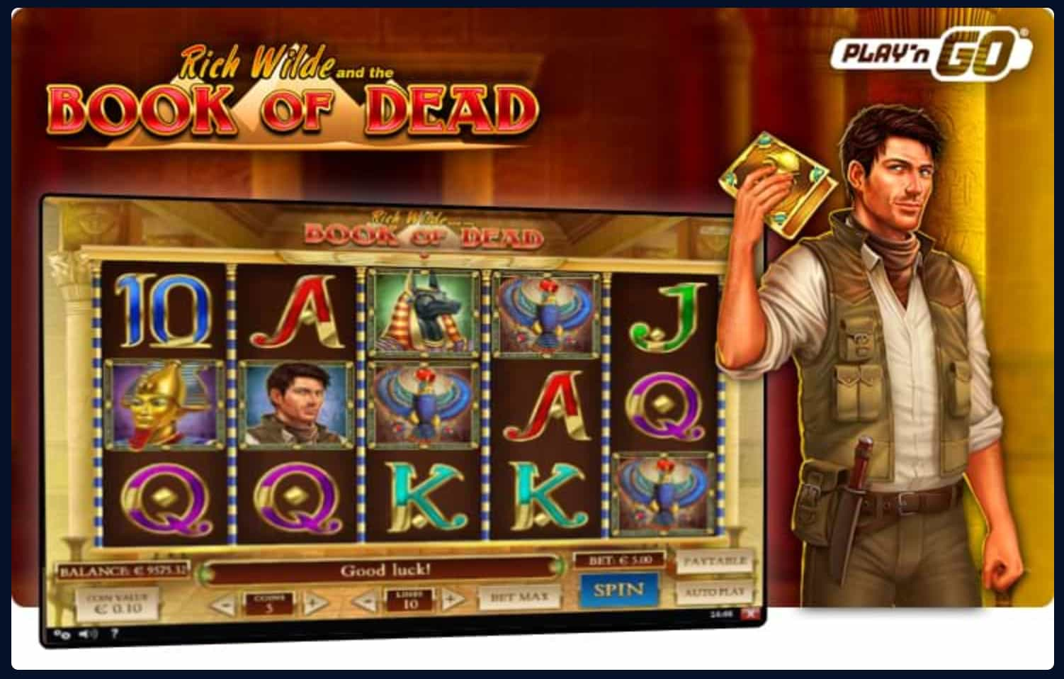 Slot Book of Dead por Dinheiro Real