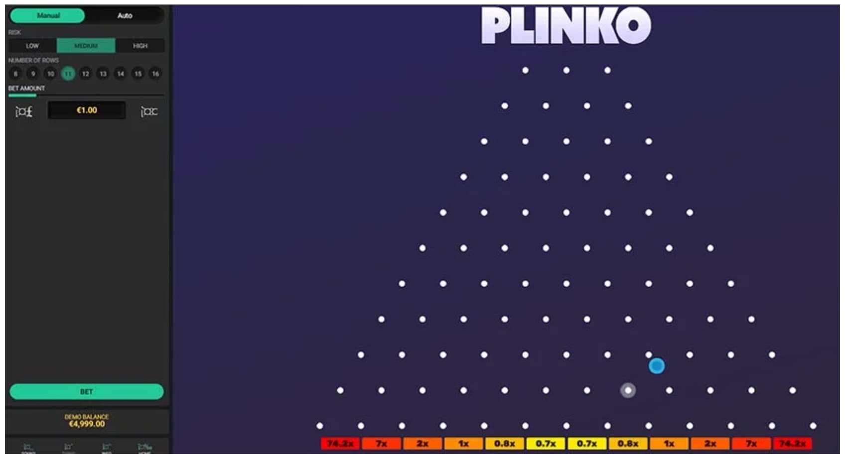 Jogo de Plinko por Dinheiro Real